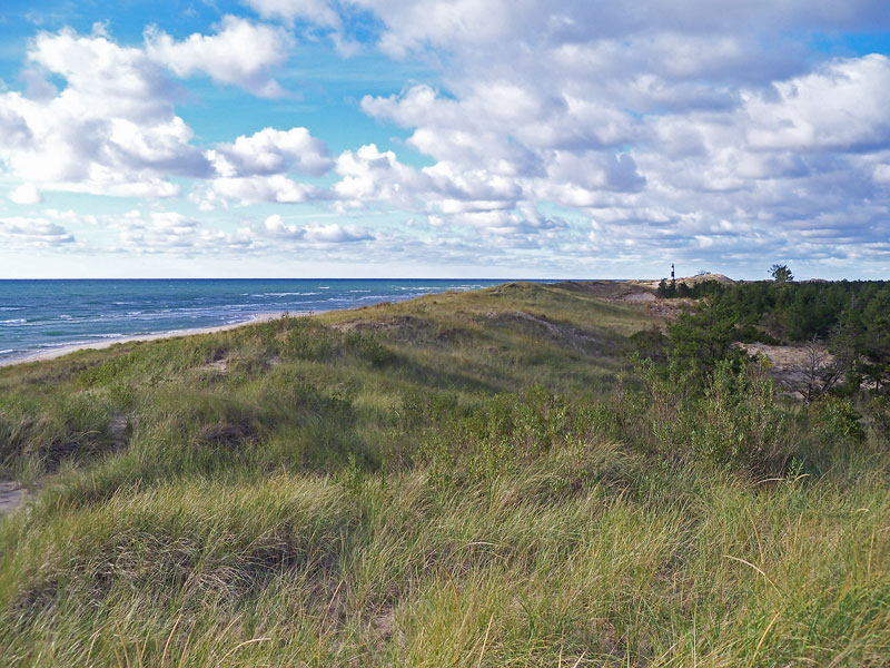 ludington beach walk